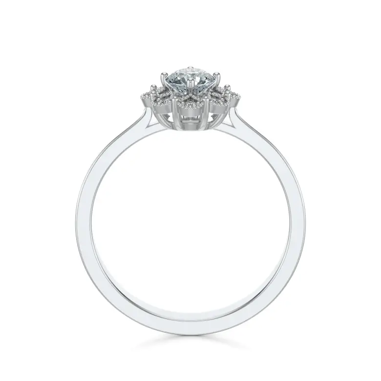 Pierścionek białe złoto z diamentami AJPZ_143